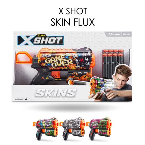 PISTOLA X-SHOT SKINS FLUX GRAFFITI